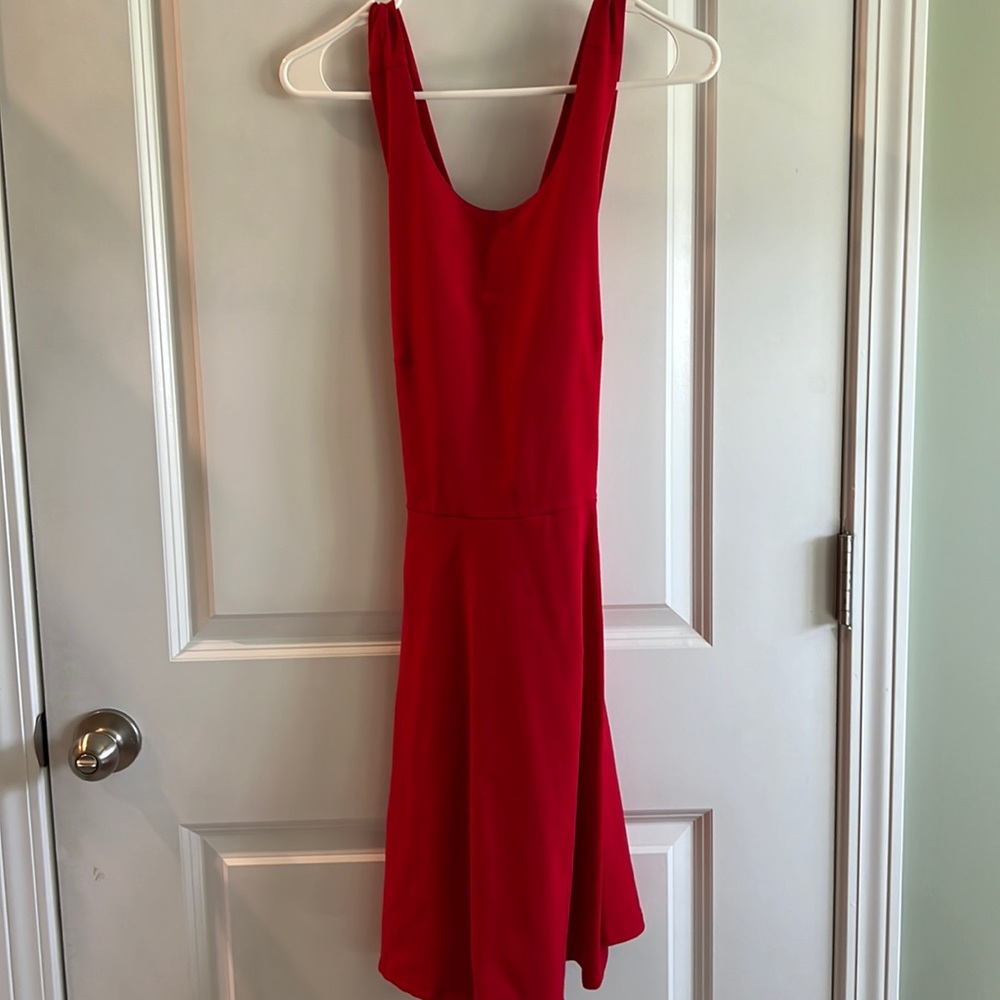 Red dress